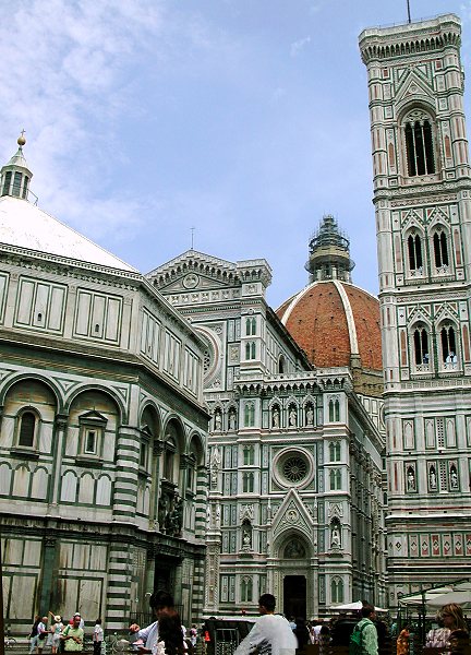 Florence Santa Maria del Fiore, Baptistery and Campanile